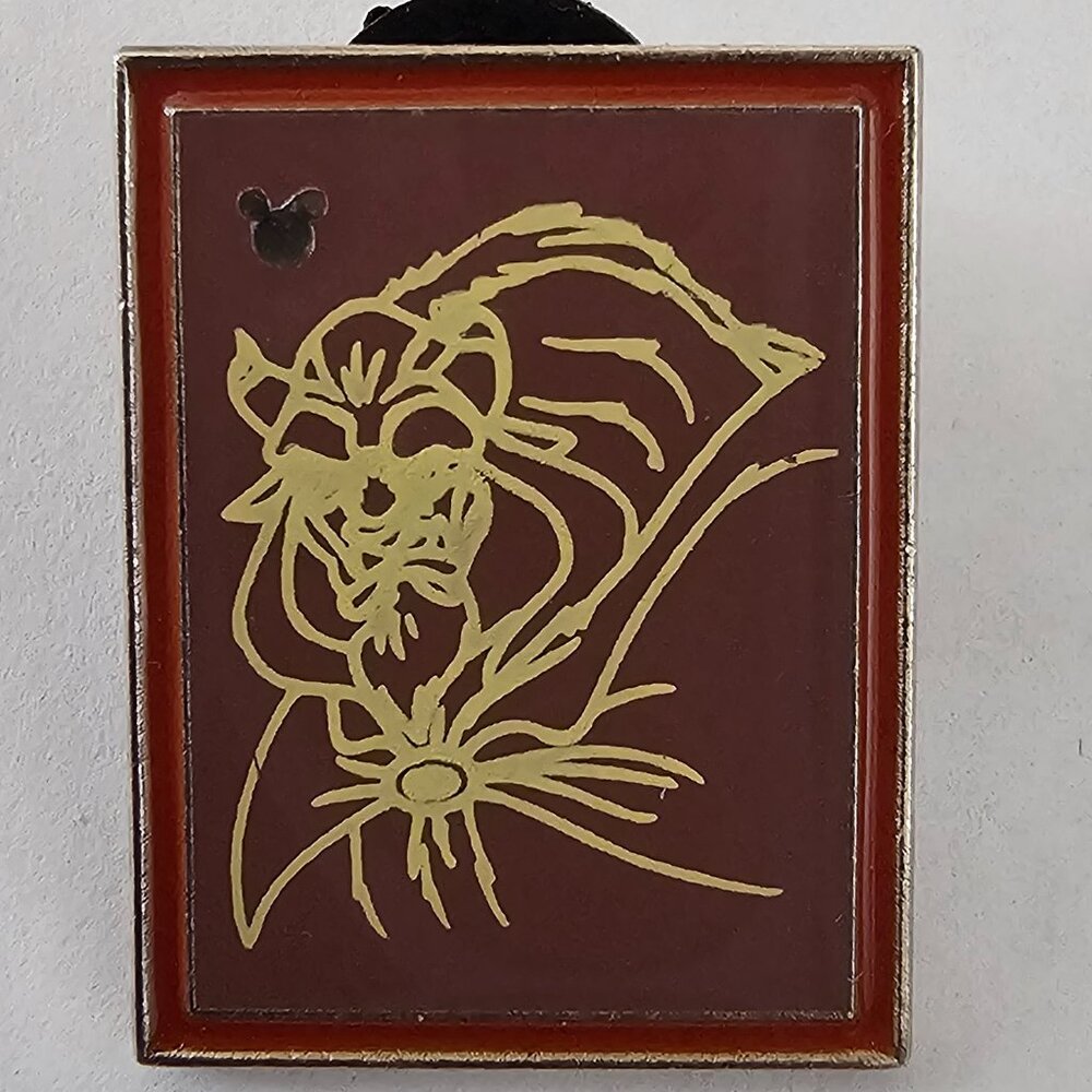 DISNEY Pin Trading ~ Beauty & The Beast Portrait 2/5~ Hidden Mickey ~2016 ~P02